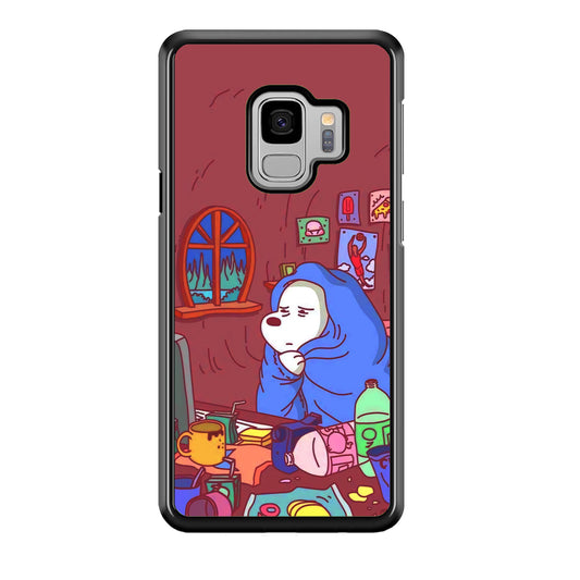 Bare Bear Ice Wacth Film Samsung Galaxy S9 Case