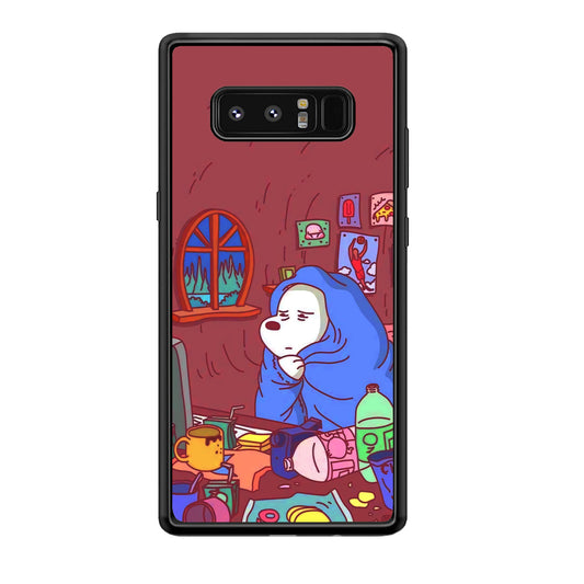 Bare Bear Ice Wacth Film Samsung Galaxy Note 8 Case