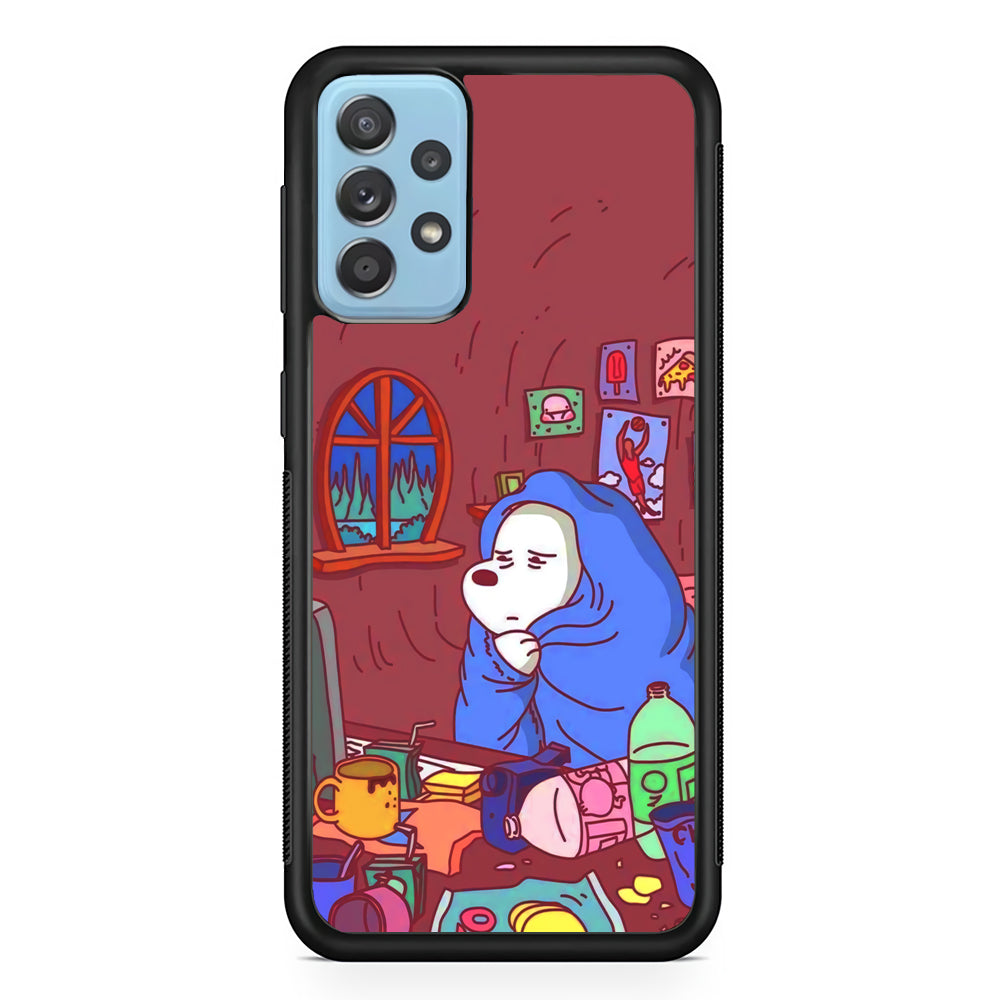 Bare Bear Ice Wacth Film Samsung Galaxy A52 Case