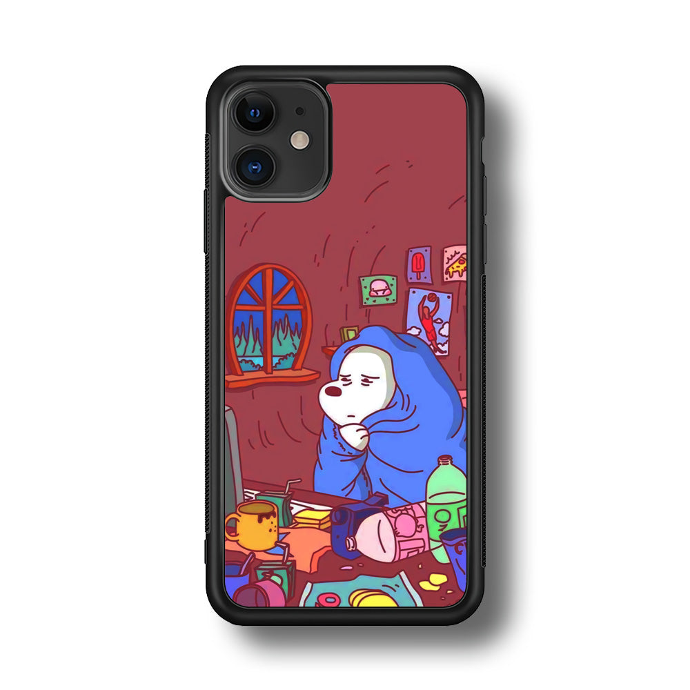 Bare Bear Ice Wacth Film iPhone 11 Case