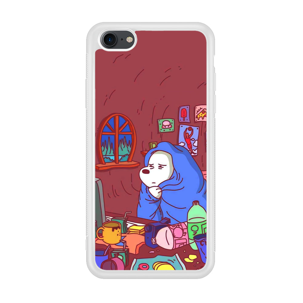 Bare Bear Ice Wacth Film iPhone 8 Case