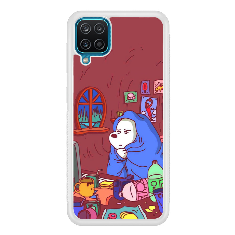 Bare Bear Ice Wacth Film Samsung Galaxy A12 Case