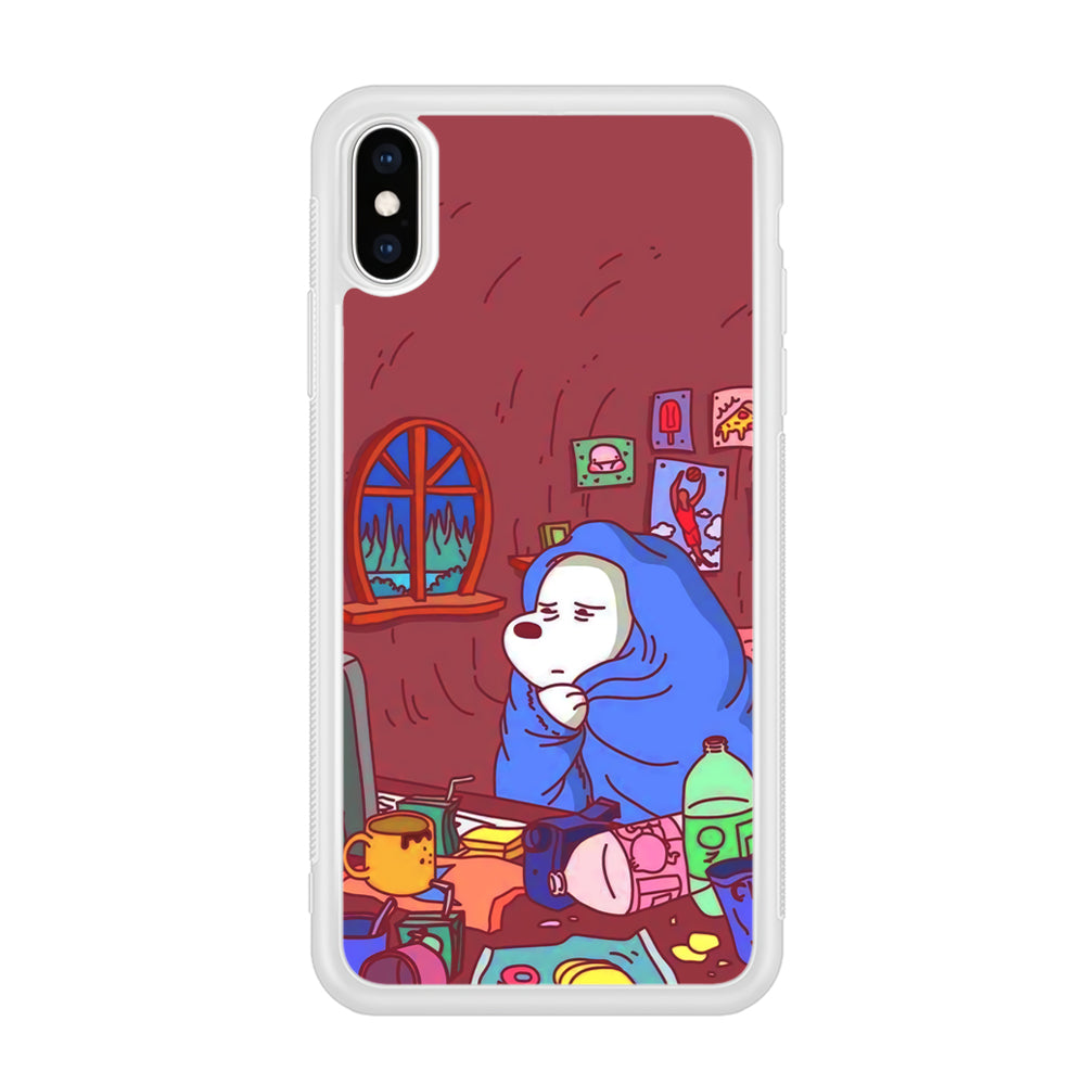 Bare Bear Ice Wacth Film iPhone XS Case