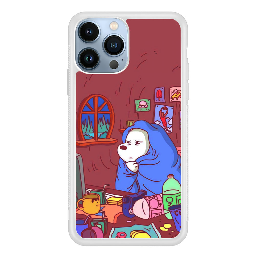 Bare Bear Ice Wacth Film iPhone 13 Pro Max Case