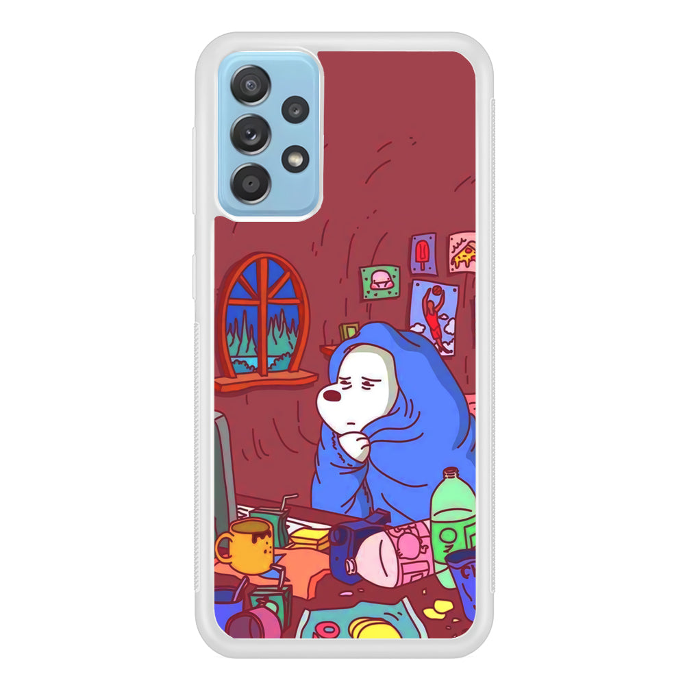 Bare Bear Ice Wacth Film Samsung Galaxy A52 Case
