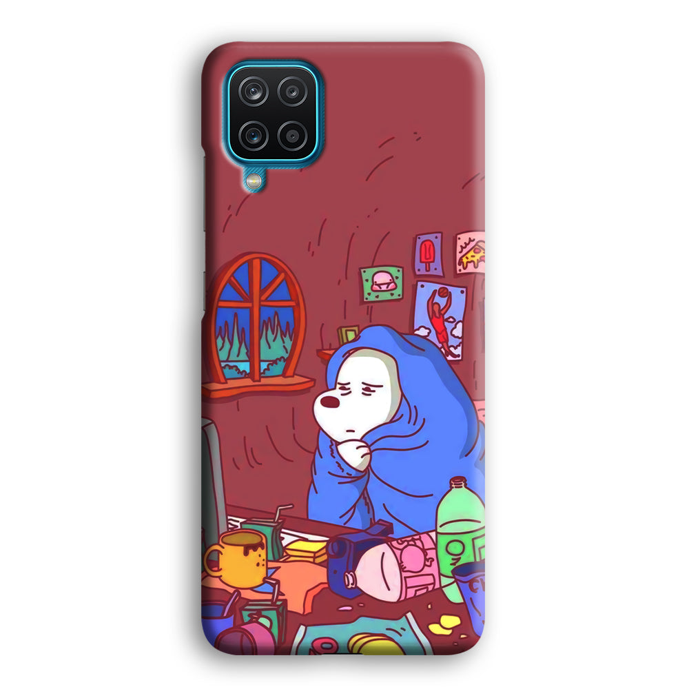 Bare Bear Ice Wacth Film Samsung Galaxy A12 Case