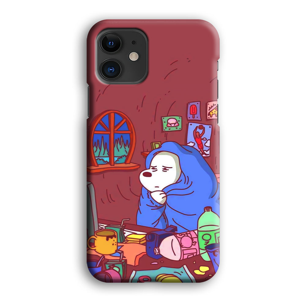 Bare Bear Ice Wacth Film iPhone 12 Case