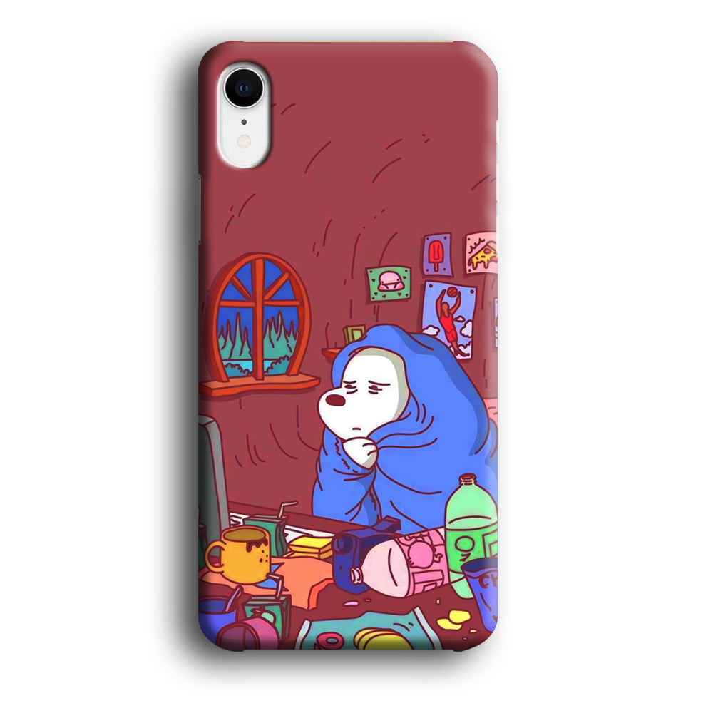 Bare Bear Ice Wacth Film iPhone XR Case