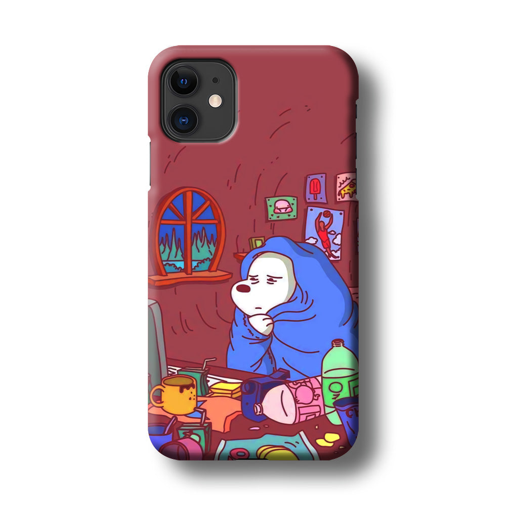 Bare Bear Ice Wacth Film iPhone 11 Case