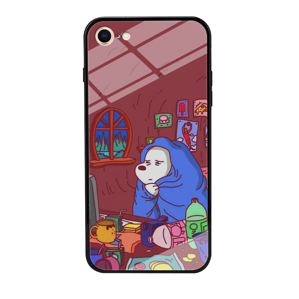 Bare Bear Ice Wacth Film iPhone 8 Case