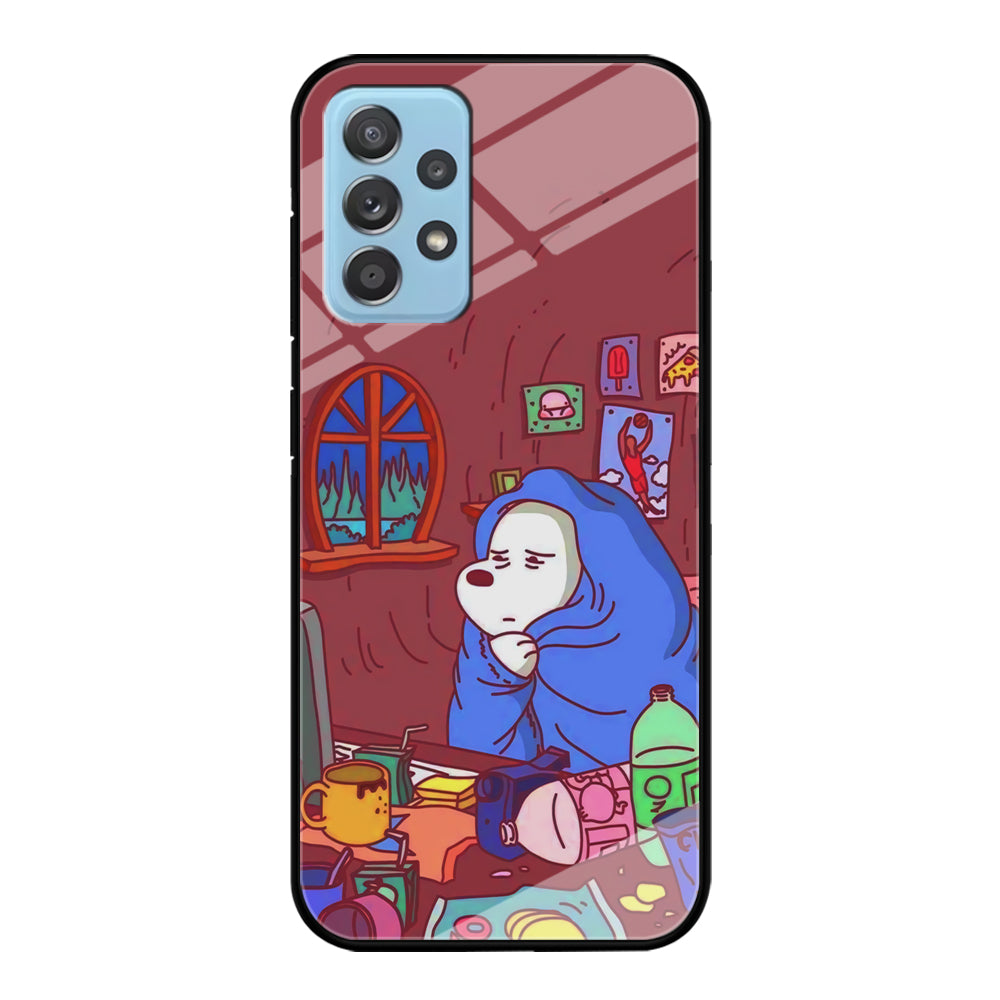 Bare Bear Ice Wacth Film Samsung Galaxy A52 Case