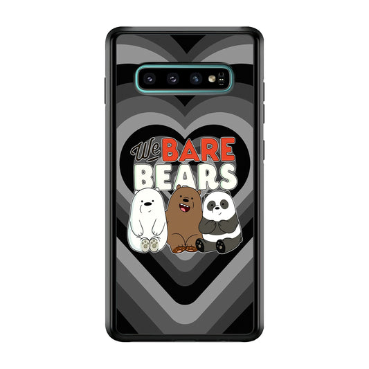 Bare Bears Loving Another Samsung Galaxy S10 Case