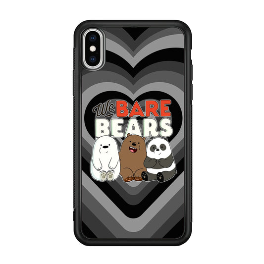 Bare Bears Loving Another iPhone XS Case