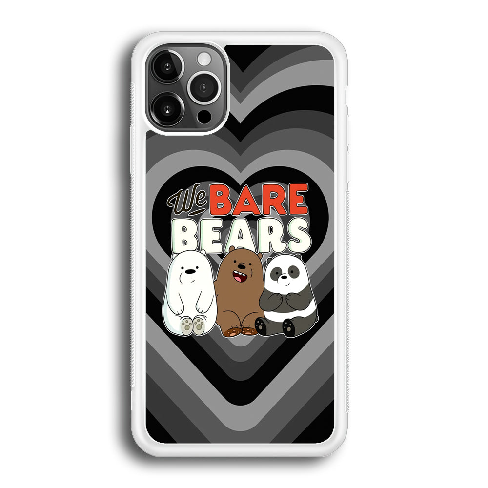 Bare Bears Loving Another iPhone 12 Pro Max Case