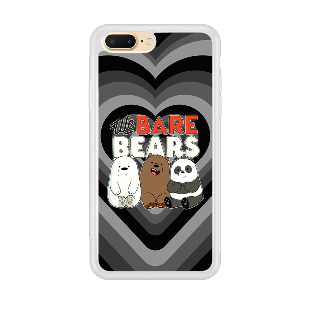 Bare Bears Loving Another iPhone 8 Plus Case