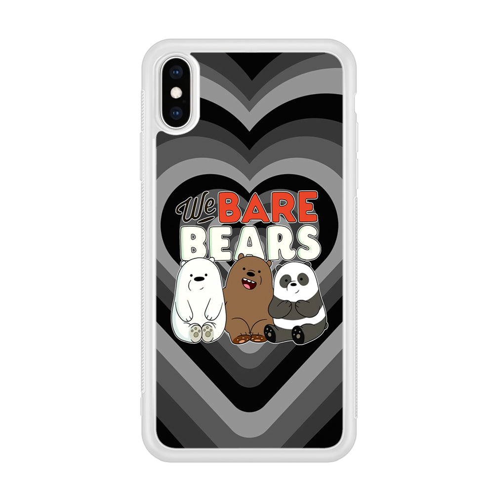 Bare Bears Loving Another iPhone XS Case