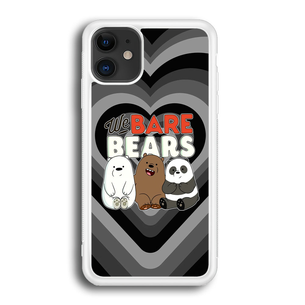 Bare Bears Loving Another iPhone 12 Case