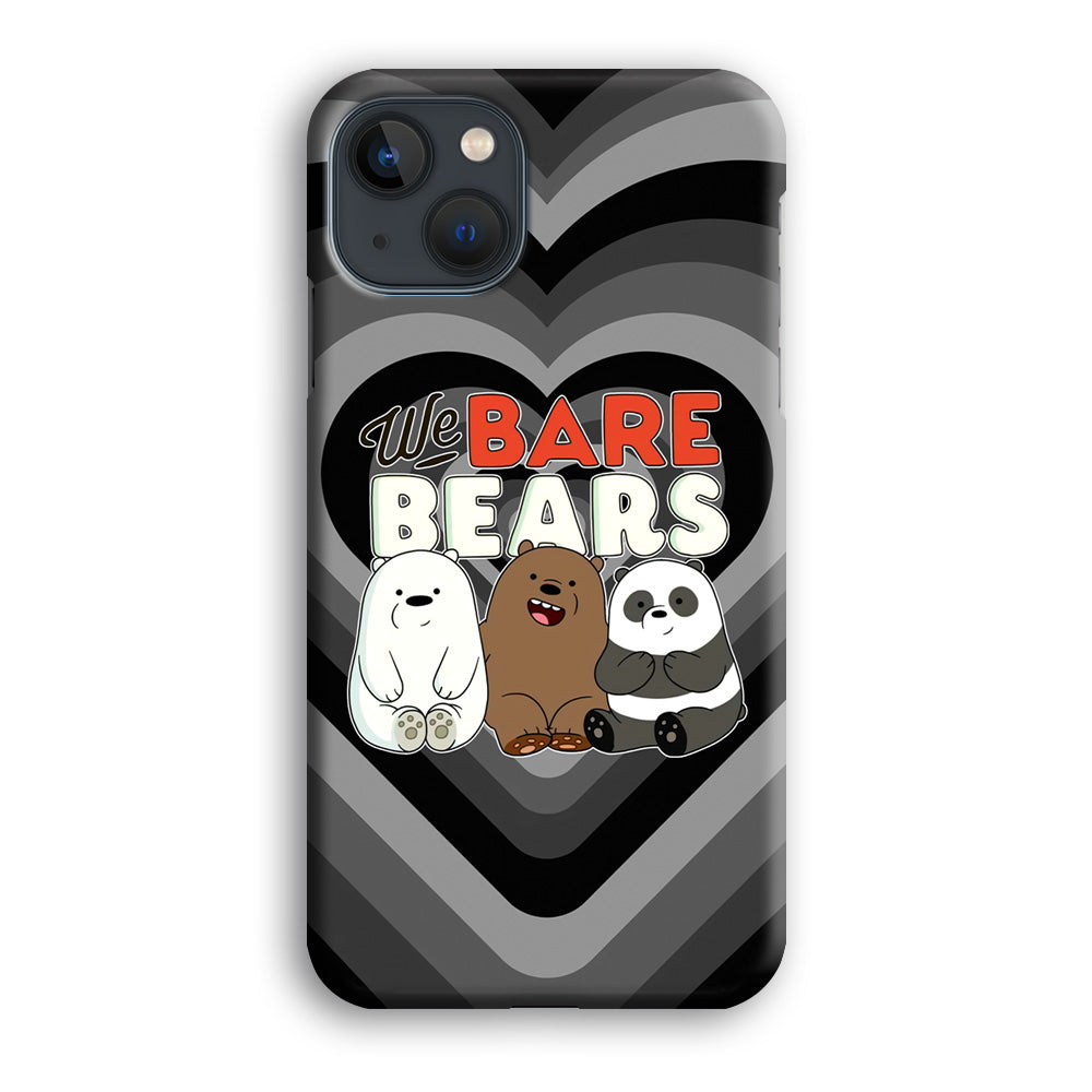 Bare Bears Loving Another iPhone 13 Case