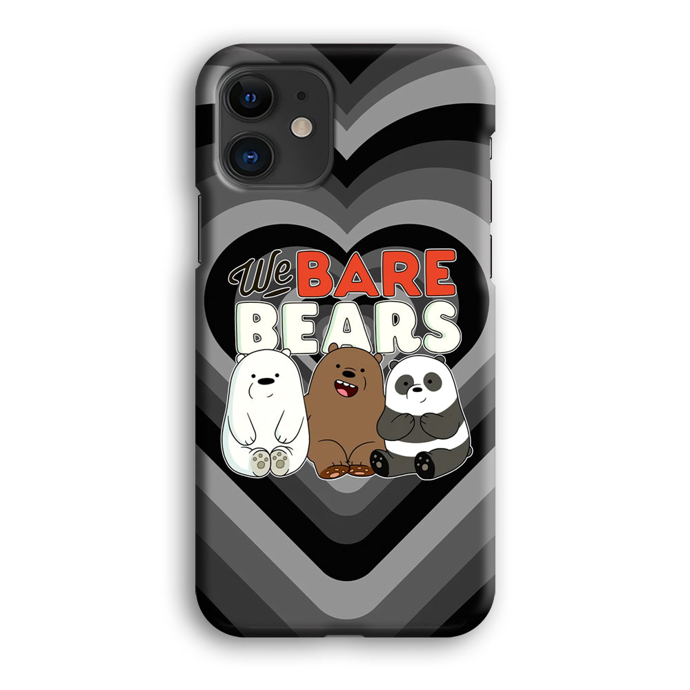 Bare Bears Loving Another iPhone 12 Case