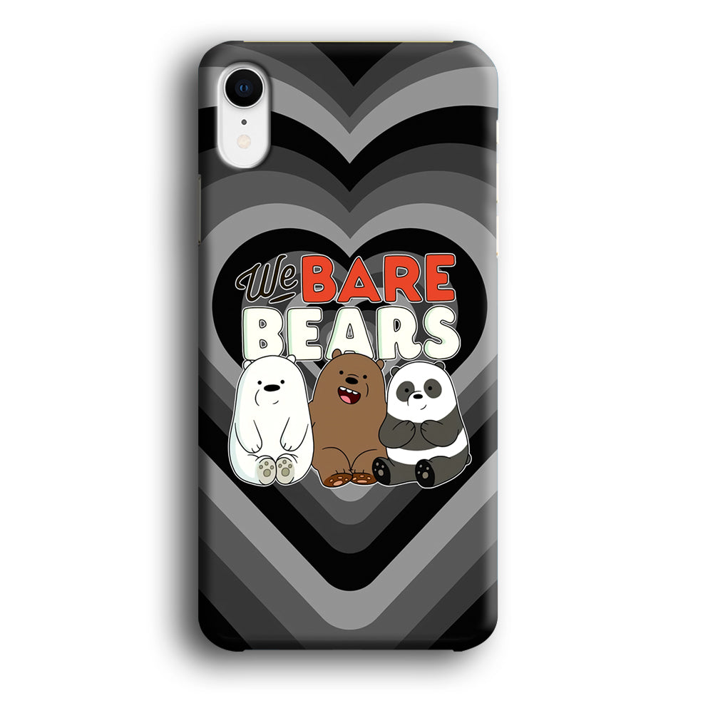 Bare Bears Loving Another iPhone XR Case