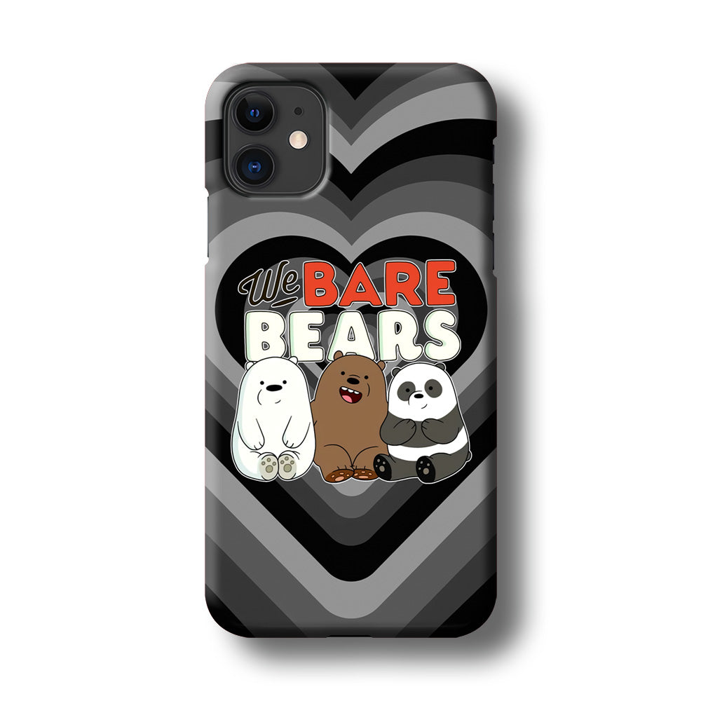 Bare Bears Loving Another iPhone 11 Case