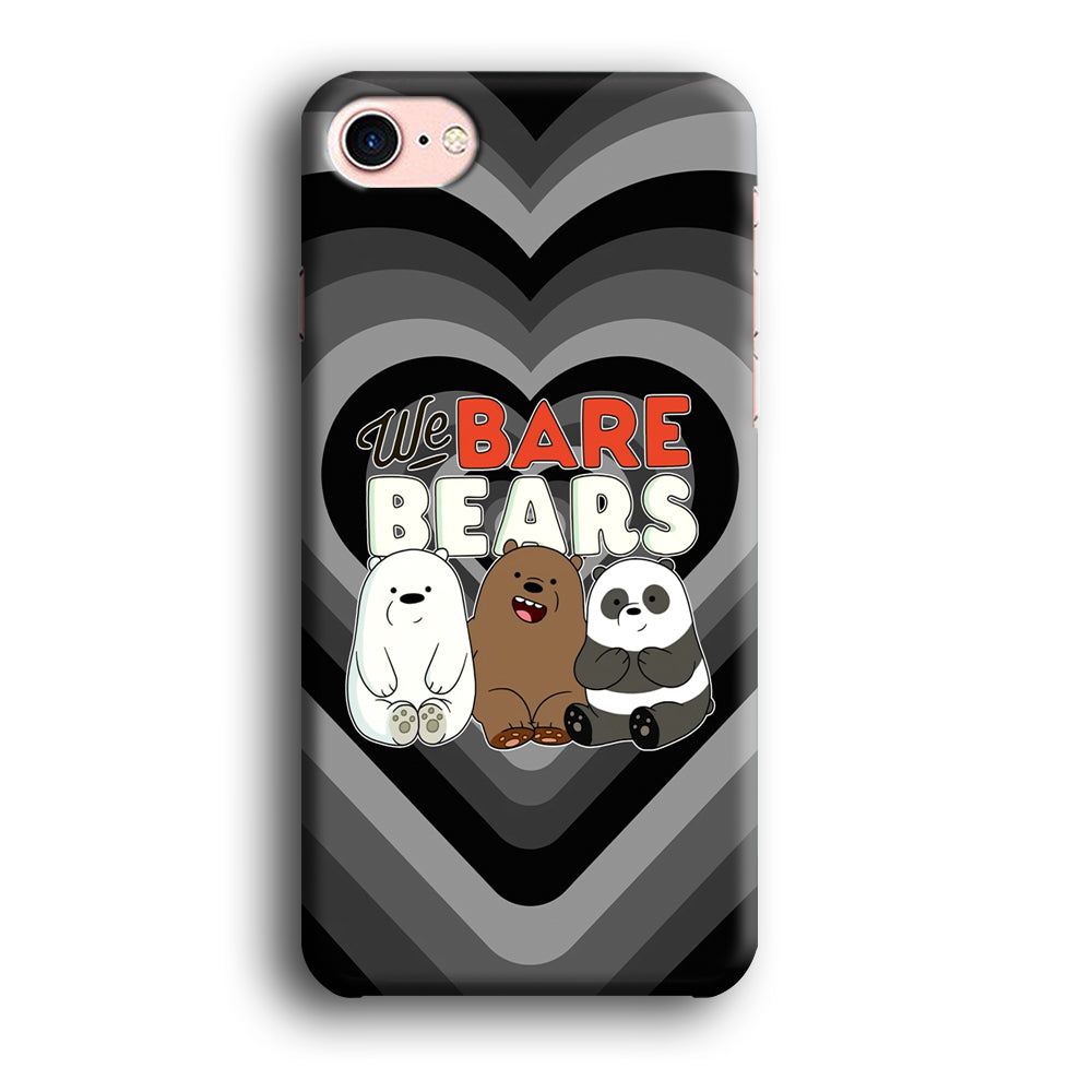 Bare Bears Loving Another iPhone 8 Case