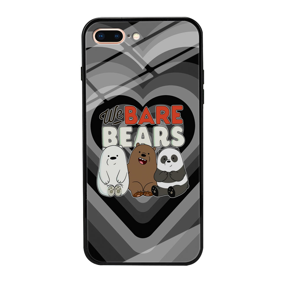 Bare Bears Loving Another iPhone 8 Plus Case