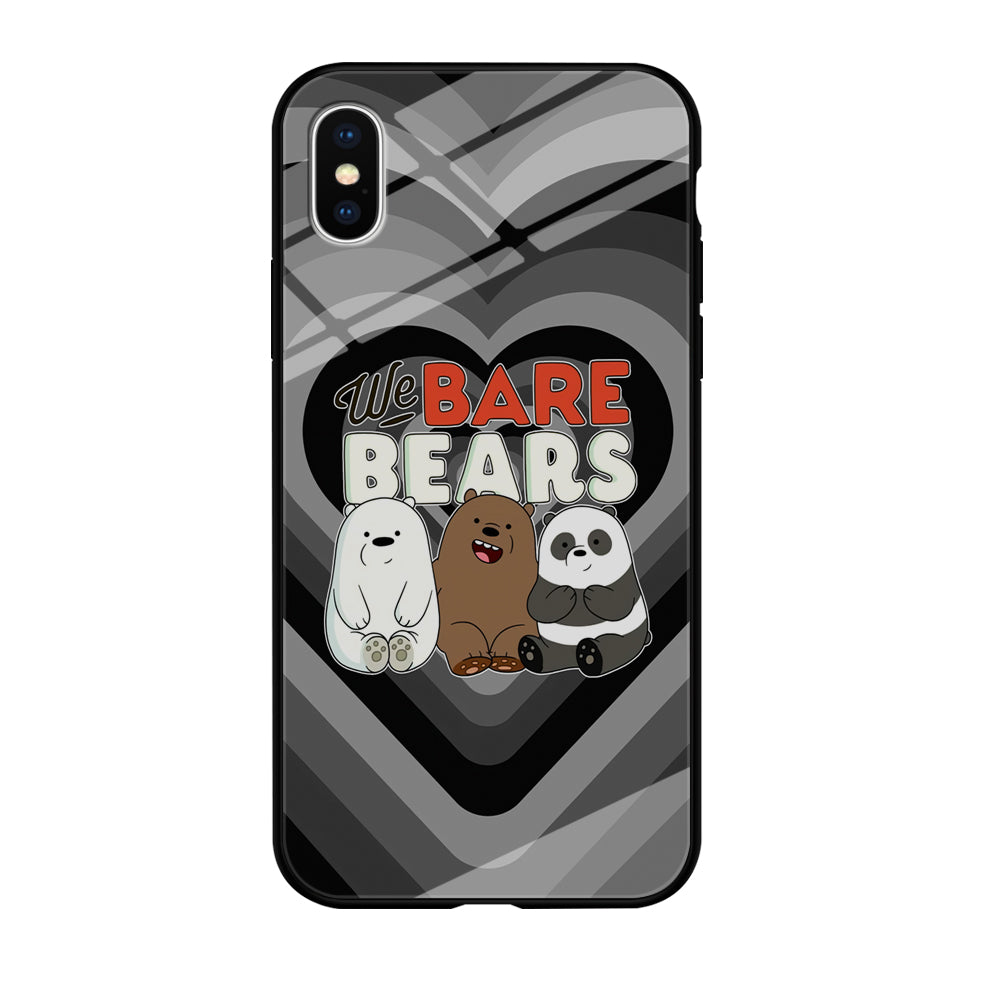 Bare Bears Loving Another iPhone XS Case