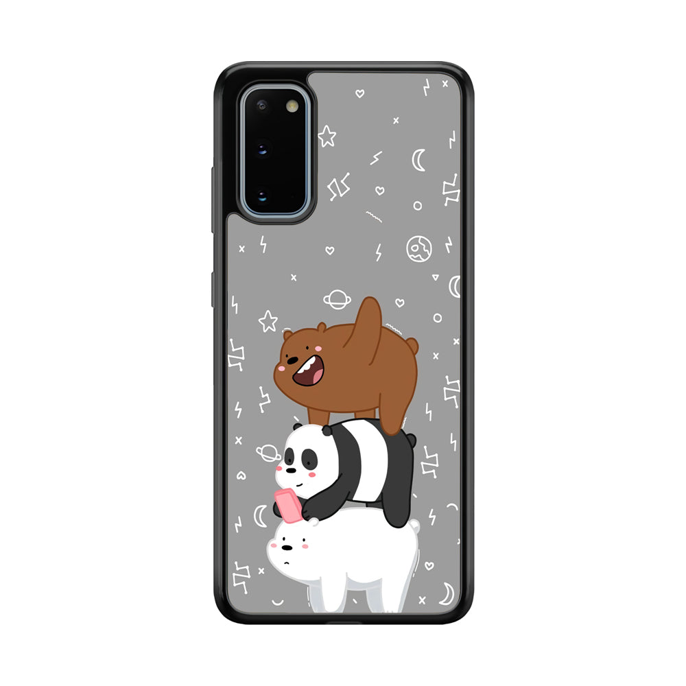 Bare Bears Night Walk Samsung Galaxy S20 Case