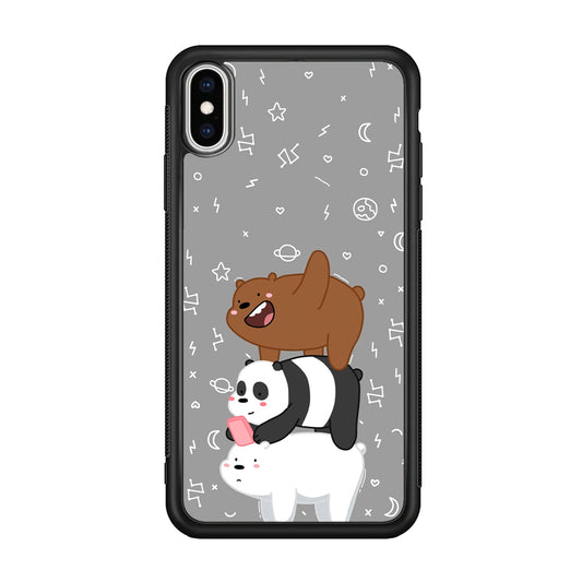 Bare Bears Night Walk iPhone XS Case