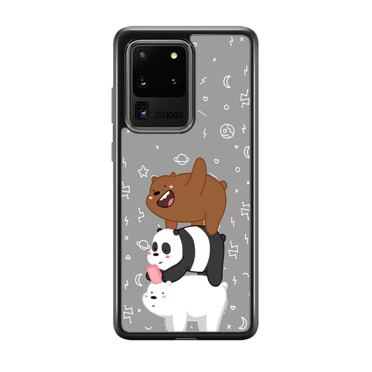Bare Bears Night Walk Samsung Galaxy S20 Ultra Case