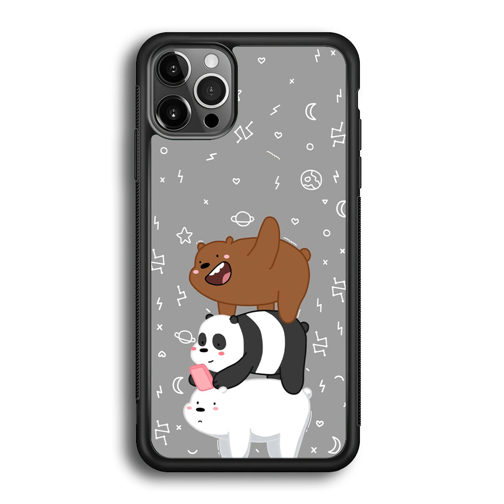 Bare Bears Night Walk iPhone 12 Pro Case