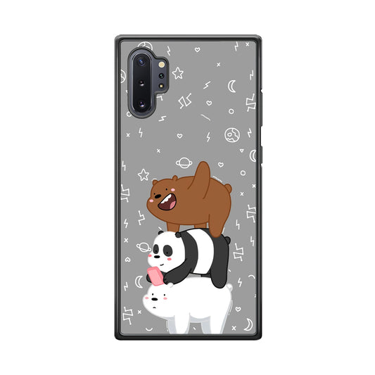 Bare Bears Night Walk Samsung Galaxy Note 10 Plus Case