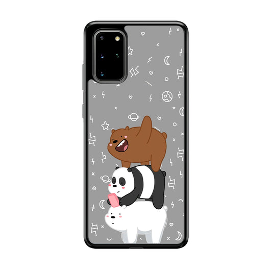 Bare Bears Night Walk Samsung Galaxy S20 Plus Case
