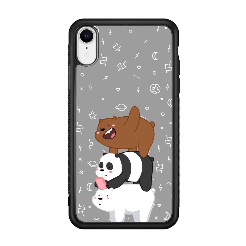 Bare Bears Night Walk iPhone XR Case