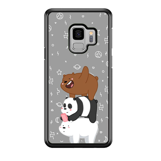 Bare Bears Night Walk Samsung Galaxy S9 Case