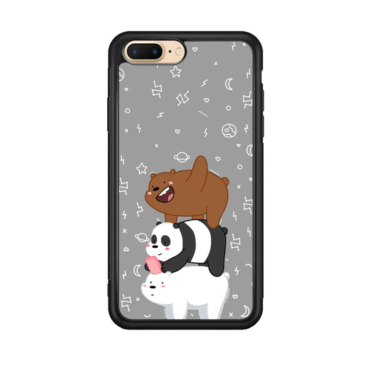 Bare Bears Night Walk iPhone 8 Plus Case