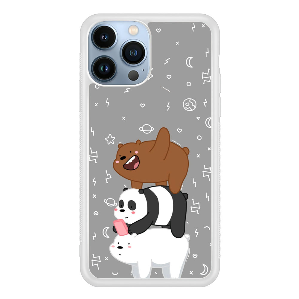 Bare Bears Night Walk iPhone 13 Pro Max Case