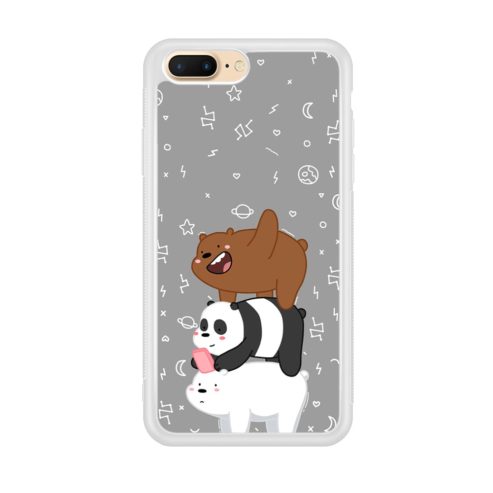 Bare Bears Night Walk iPhone 8 Plus Case