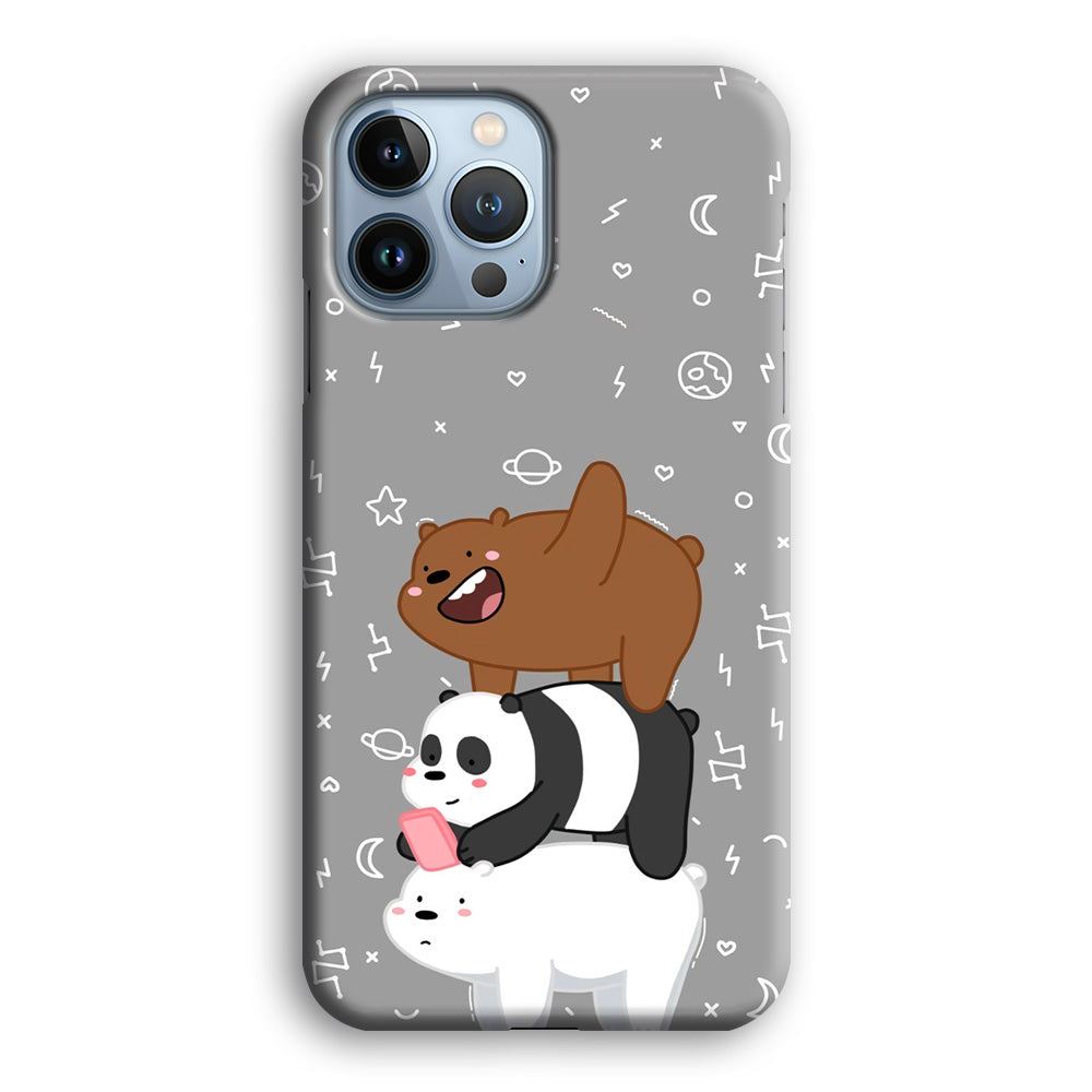 Bare Bears Night Walk iPhone 13 Pro Max Case