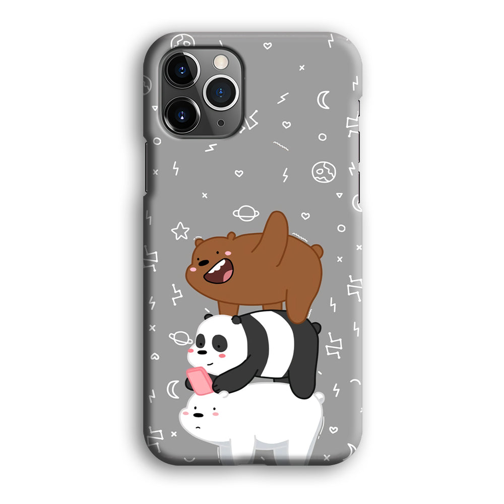 Bare Bears Night Walk iPhone 12 Pro Case