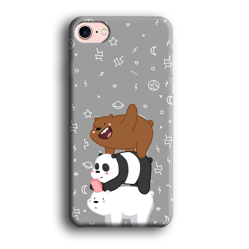 Bare Bears Night Walk iPhone 8 Case