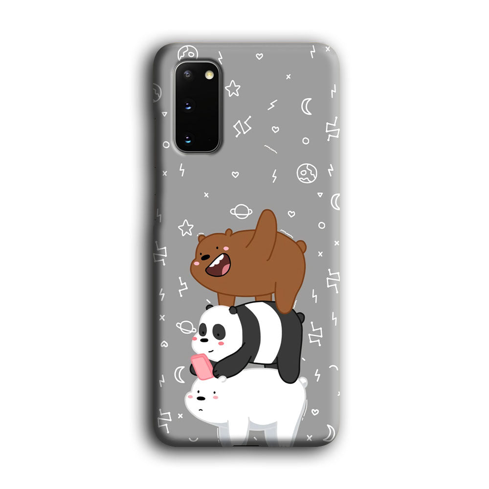 Bare Bears Night Walk Samsung Galaxy S20 Case