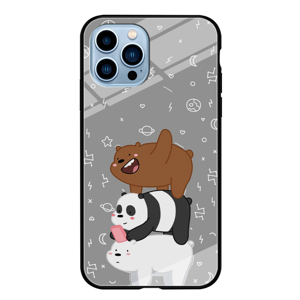 Bare Bears Night Walk iPhone 13 Pro Max Case