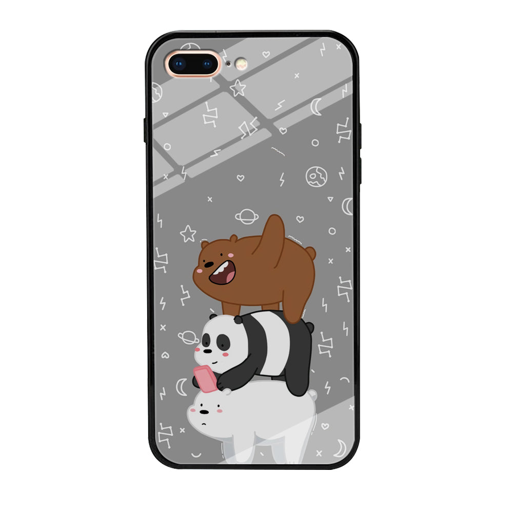 Bare Bears Night Walk iPhone 8 Plus Case