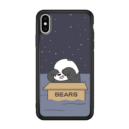 Bare Bears Panda Sail iPhone XS Case