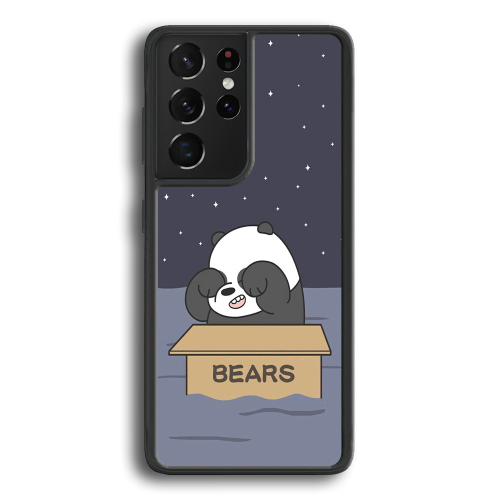 Bare Bears Panda Sail Samsung Galaxy S21 Ultra Case