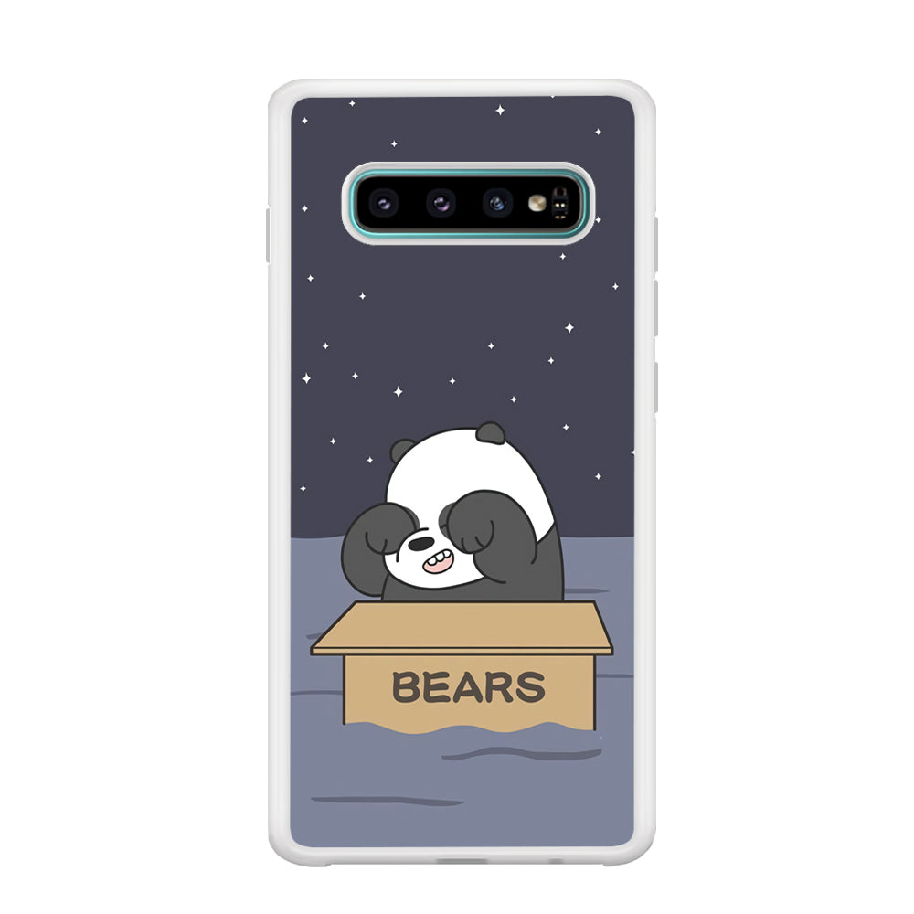 Bare Bears Panda Sail Samsung Galaxy S10 Case