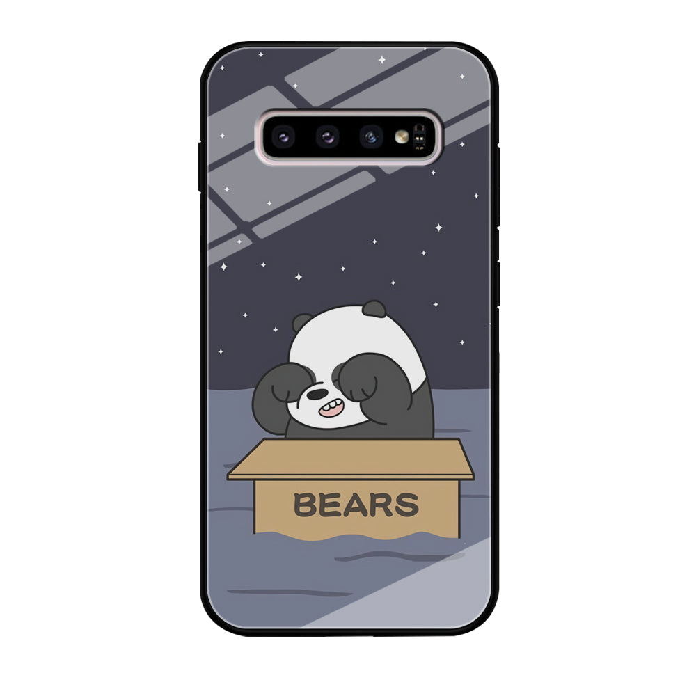 Bare Bears Panda Sail Samsung Galaxy S10 Case