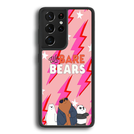 Bare Bears Shine Star Samsung Galaxy S21 Ultra Case